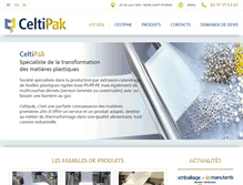 Tablet Screenshot of celtipak.com